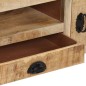 vidaXL Mobile Porta TV con Ruote 110x30x37 cm in Legno di Mango Grezzo vidaXL Mobile Porta TV con Ruote 110x30x37 cm in Legno di Mango Grezzo