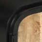 vidaXL Mobile Porta TV 110x30x45 cm in Legno Massello di Mango Grezzo