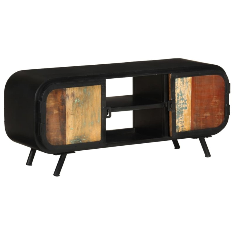 vidaXL Mobile Porta TV 110x30x45 cm in Legno Massello di Recupero vidaXL Mobile Porta TV 110x30x45 cm in Legno Massello di Recupero