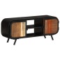 vidaXL Mobile Porta TV 110x30x45 cm in Legno Massello di Recupero vidaXL Mobile Porta TV 110x30x45 cm in Legno Massello di Recupero