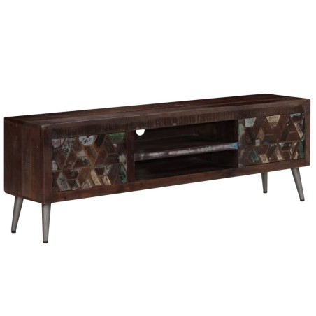 vidaXL Mobile Porta TV in Legno Massello di Recupero 140x30x45 cm