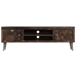 vidaXL Mobile Porta TV in Legno Massello di Recupero 140x30x45 cm