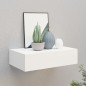 vidaXL Scaffale con Cassetti da Parete Bianco 40x23,5x10 cm in MDF vidaXL Scaffale con Cassetti da Parete Bianco 40x23,5x10 cm in MDF