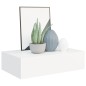 vidaXL Scaffale con Cassetti da Parete Bianco 40x23,5x10 cm in MDF vidaXL Scaffale con Cassetti da Parete Bianco 40x23,5x10 cm in MDF