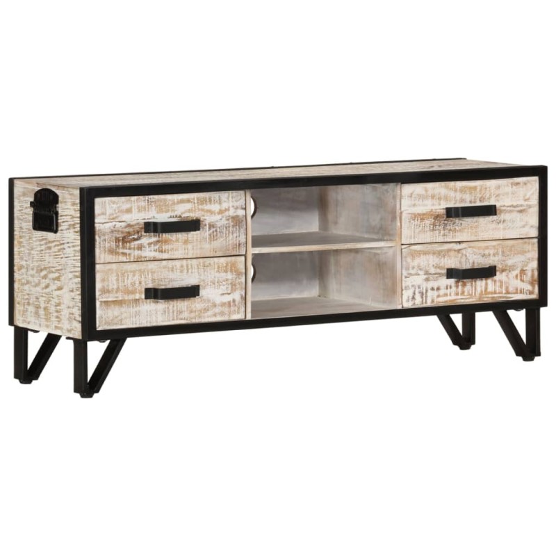 vidaXL Mobile Porta TV 110x30x41 cm in Legno Massello di Acacia vidaXL Mobile Porta TV 110x30x41 cm in Legno Massello di Acacia