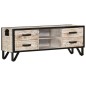 vidaXL Mobile Porta TV 110x30x41 cm in Legno Massello di Acacia vidaXL Mobile Porta TV 110x30x41 cm in Legno Massello di Acacia