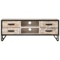 vidaXL Mobile Porta TV 110x30x41 cm in Legno Massello di Acacia vidaXL Mobile Porta TV 110x30x41 cm in Legno Massello di Acacia