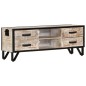 vidaXL Mobile Porta TV 110x30x41 cm in Legno Massello di Acacia vidaXL Mobile Porta TV 110x30x41 cm in Legno Massello di Acacia