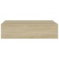 vidaXL Scaffale con Cassetti da Parete Rovere 40x23,5x10 cm in MDF vidaXL Scaffale con Cassetti da Parete Rovere 40x23,5x10 cm in MDF