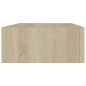 vidaXL Scaffale con Cassetti da Parete Rovere 40x23,5x10 cm in MDF vidaXL Scaffale con Cassetti da Parete Rovere 40x23,5x10 cm in MDF