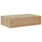 vidaXL Scaffale con Cassetti da Parete Rovere 40x23,5x10 cm in MDF vidaXL Scaffale con Cassetti da Parete Rovere 40x23,5x10 cm in MDF