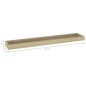 vidaXL Mensole Loggia 4 pz Rovere 80x15x4 cm in MDF vidaXL Mensole Loggia 4 pz Rovere 80x15x4 cm in MDF