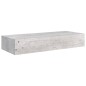vidaXL Scaffali a Muro Cassetti 2 pz Grigio Cemento 60x23,5x10 cm MDF vidaXL Scaffali a Muro Cassetti 2 pz Grigio Cemento 60x23,5x10 cm MDF
