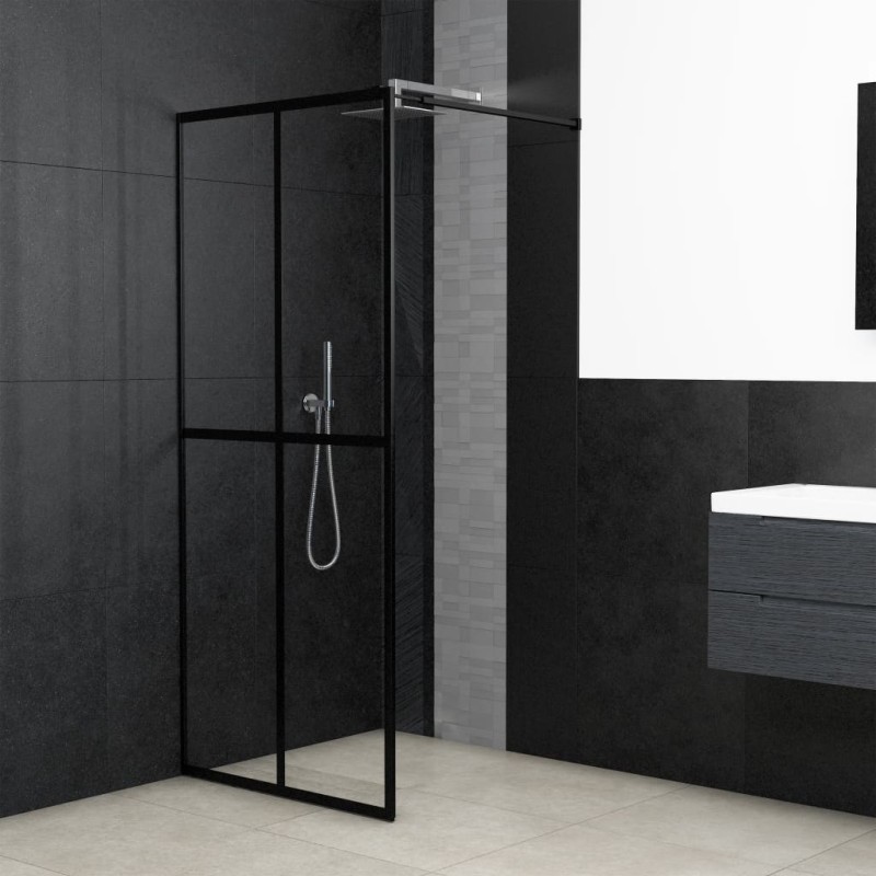 Cabina Doccia con Vetro Temperato Trasparente 80x195 cm Cabina Doccia con Vetro Temperato Trasparente 80x195 cm