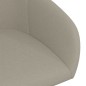 vidaXL Sedie da Pranzo Girevoli 2 pz Grigio Chiaro in Velluto vidaXL Sedie da Pranzo Girevoli 2 pz Grigio Chiaro in Velluto
