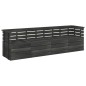 Divano da Giardino 4 Posti su Pallet Grigio Scuro Massello Pino Divano da Giardino 4 Posti su Pallet Grigio Scuro Massello Pino