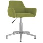 vidaXL Sedia da Pranzo Girevole Verde Chiaro in Velluto vidaXL Sedia da Pranzo Girevole Verde Chiaro in Velluto
