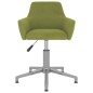 vidaXL Sedia da Pranzo Girevole Verde Chiaro in Velluto vidaXL Sedia da Pranzo Girevole Verde Chiaro in Velluto