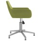 vidaXL Sedia da Pranzo Girevole Verde Chiaro in Velluto vidaXL Sedia da Pranzo Girevole Verde Chiaro in Velluto