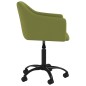 vidaXL Sedia da Pranzo Girevole Verde Chiaro in Velluto vidaXL Sedia da Pranzo Girevole Verde Chiaro in Velluto