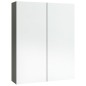 vidaXL Armadietto a Specchio per Bagno 60x15x75 cm MDF Grigio vidaXL Armadietto a Specchio per Bagno 60x15x75 cm MDF Grigio