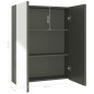 vidaXL Armadietto a Specchio per Bagno 60x15x75 cm MDF Grigio vidaXL Armadietto a Specchio per Bagno 60x15x75 cm MDF Grigio