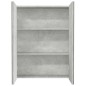 vidaXL Armadietto a Specchio per Bagno 60x15x75 cm MDF Grigio Cemento vidaXL Armadietto a Specchio per Bagno 60x15x75 cm MDF Grigio Cemento