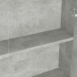vidaXL Armadietto a Specchio per Bagno 60x15x75 cm MDF Grigio Cemento vidaXL Armadietto a Specchio per Bagno 60x15x75 cm MDF Grigio Cemento