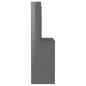 vidaXL Toeletta con Luci LED 100x40x135 cm in MDF Grigio Lucido vidaXL Toeletta con Luci LED 100x40x135 cm in MDF Grigio Lucido