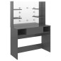 vidaXL Toeletta con Luci LED 100x40x135 cm in MDF Grigio Lucido vidaXL Toeletta con Luci LED 100x40x135 cm in MDF Grigio Lucido
