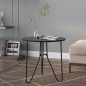 vidaXL Tavolino da Salotto Nero 48 cm in MDF e Ferro vidaXL Tavolino da Salotto Nero 48 cm in MDF e Ferro