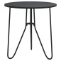 vidaXL Tavolino da Salotto Nero 48 cm in MDF e Ferro vidaXL Tavolino da Salotto Nero 48 cm in MDF e Ferro