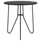 vidaXL Tavolino da Salotto Nero 48 cm in MDF e Ferro vidaXL Tavolino da Salotto Nero 48 cm in MDF e Ferro