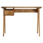 vidaXL Scrivania in Legno Massello di Mango 110x50x76 cm