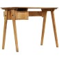 vidaXL Scrivania in Legno Massello di Mango 110x50x76 cm