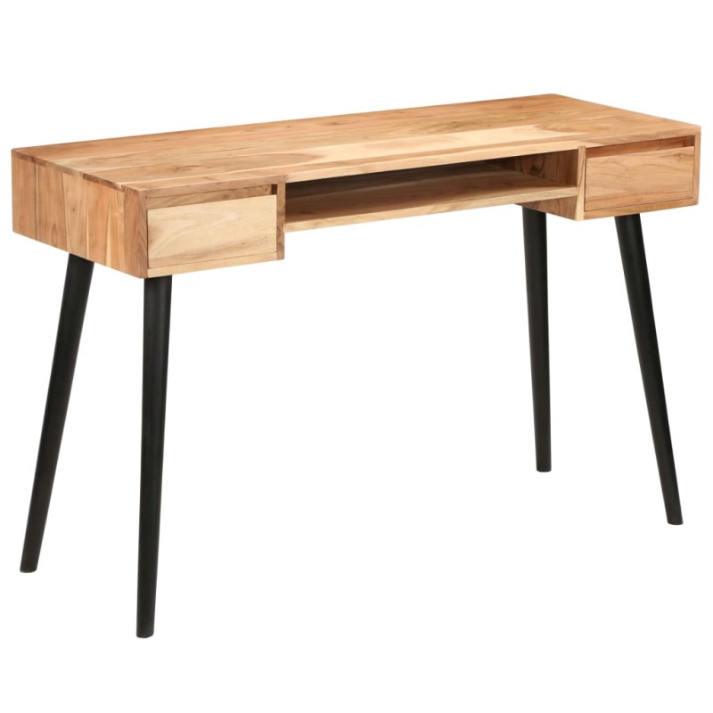 vidaXL Scrittoio in Legno Massello di Acacia 118x45x76 cm vidaXL Scrittoio in Legno Massello di Acacia 118x45x76 cm