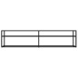 vidaXL Mobile Porta TV Nero 180x40x40,5 cm in Vetro Temperato vidaXL Mobile Porta TV Nero 180x40x40,5 cm in Vetro Temperato