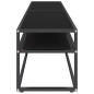 vidaXL Mobile Porta TV Nero 180x40x40,5 cm in Vetro Temperato vidaXL Mobile Porta TV Nero 180x40x40,5 cm in Vetro Temperato
