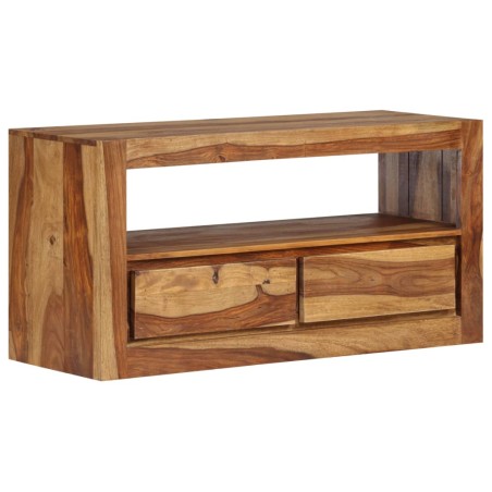 vidaXL Mobile Porta TV in Legno Massello di Sheesham 80x30x40 cm