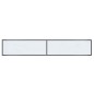 vidaXL Tavolo Consolle Bianco 200x35x75,5 cm in Vetro Temperato vidaXL Tavolo Consolle Bianco 200x35x75,5 cm in Vetro Temperato