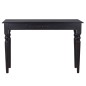 vidaXL Tavolo Consolle Nero 110x30x75 cm in Legno Massello di Mogano vidaXL Tavolo Consolle Nero 110x30x75 cm in Legno Massello di Mogano