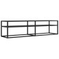 vidaXL Mobile Porta TV Nero 160x40x40,5 cm in Vetro Temperato vidaXL Mobile Porta TV Nero 160x40x40,5 cm in Vetro Temperato