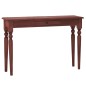 vidaXL Tavolo Consolle Marrone Classico 110x30x75cm Massello di Mogano vidaXL Tavolo Consolle Marrone Classico 110x30x75cm Massello di Mogano