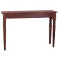 vidaXL Tavolo Consolle Marrone Classico 110x30x75cm Massello di Mogano vidaXL Tavolo Consolle Marrone Classico 110x30x75cm Massello di Mogano
