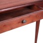 vidaXL Tavolo Consolle Marrone Classico 110x30x75cm Massello di Mogano vidaXL Tavolo Consolle Marrone Classico 110x30x75cm Massello di Mogano
