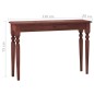 vidaXL Tavolo Consolle Marrone Classico 110x30x75cm Massello di Mogano vidaXL Tavolo Consolle Marrone Classico 110x30x75cm Massello di Mogano