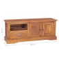 vidaXL Mobile Porta TV 100x30x40 cm in Legno Massello di Teak vidaXL Mobile Porta TV 100x30x40 cm in Legno Massello di Teak