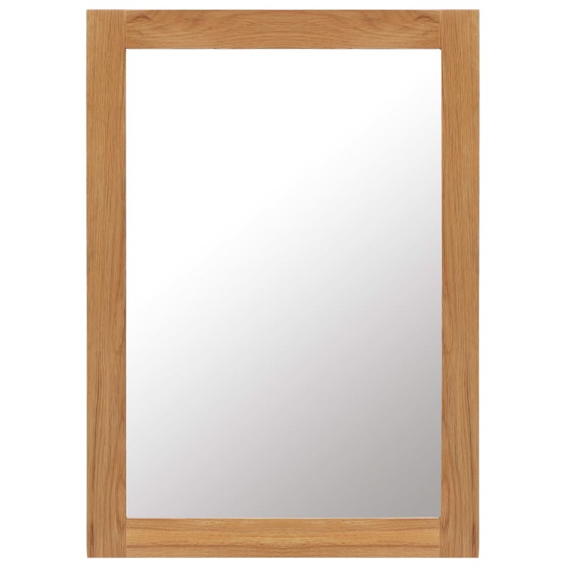 Specchio 50x70 cm in Legno Massello di Rovere Specchio 50x70 cm in Legno Massello di Rovere