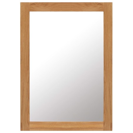 Specchio 50x70 cm in Legno Massello di Rovere