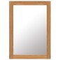 Specchio 50x70 cm in Legno Massello di Rovere Specchio 50x70 cm in Legno Massello di Rovere